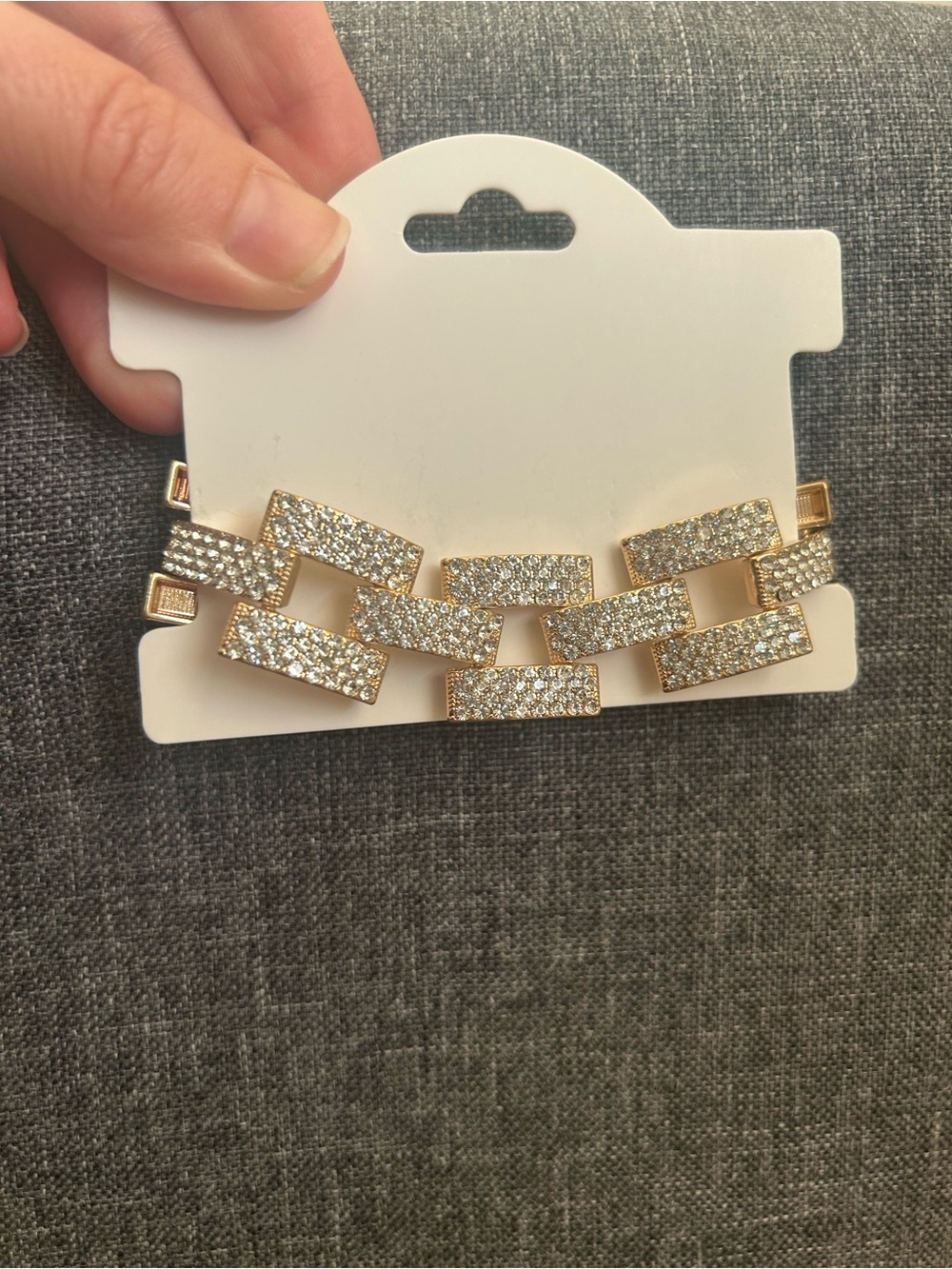 Mango Gold Pave Link Bracelet - Picture 7 of 7